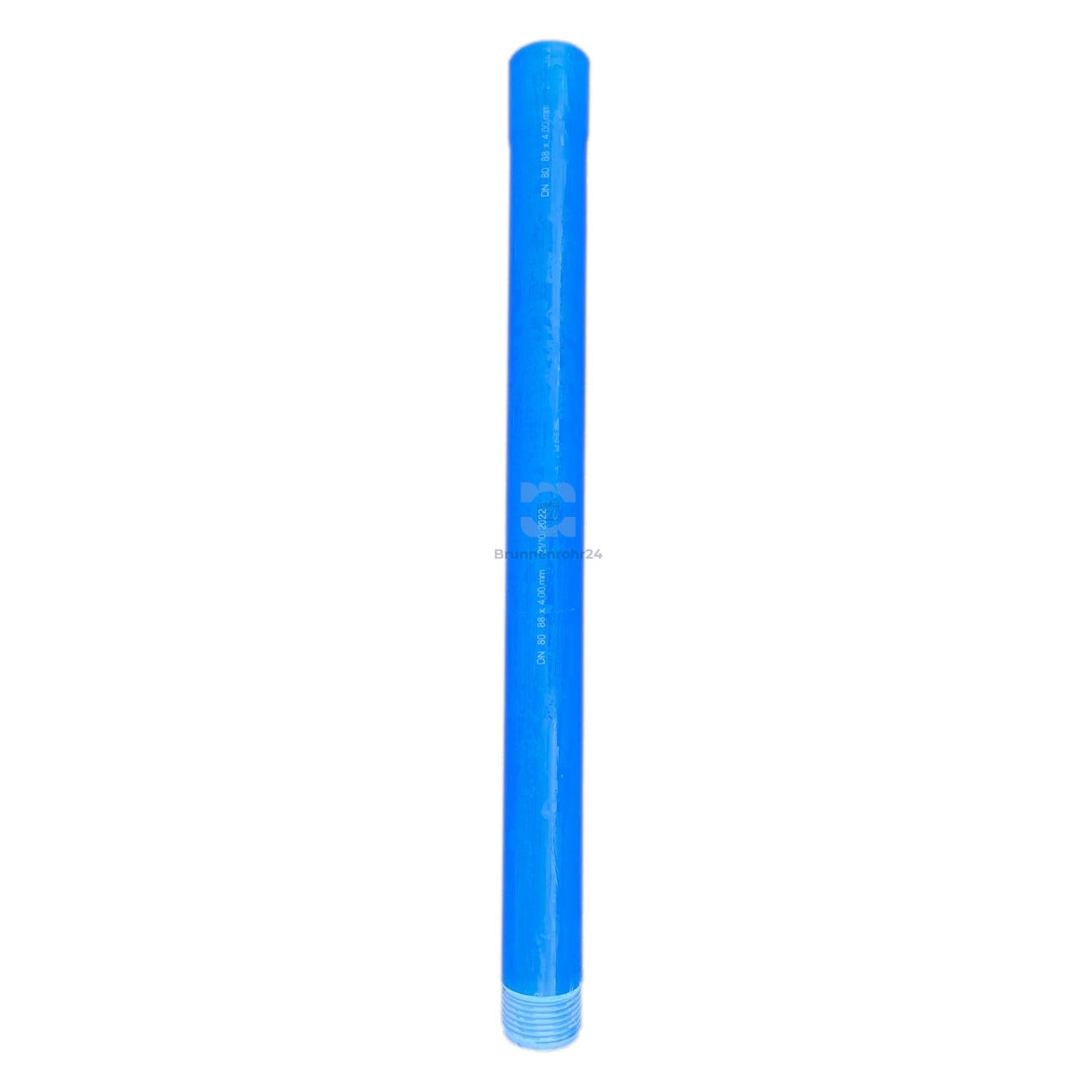 Brunnenrohr Vollrohr DN 80 (3") - Brunnenrohr24