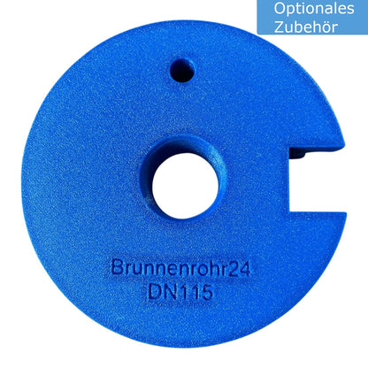Brunnenrohr Set DN 115 4 1/2 Zoll - Optionaler Brunnenkopf - Brunnenrohr24